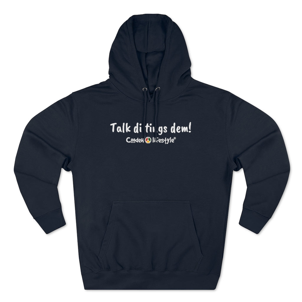 Unisex Premium Pullover Hoodie- Multi-Color (Prem-TDTD) - Coodeh Lifestyle