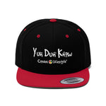 Load image into Gallery viewer, Unisex Flat Bill Hat (YuhDunKnow) - Coodeh Lifestyle
