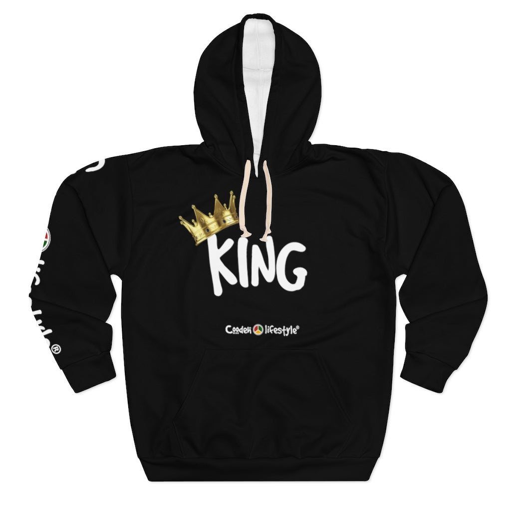 Unisex Pullover Hoodie (KING-BLKPANCOL) - Coodeh Lifestyle