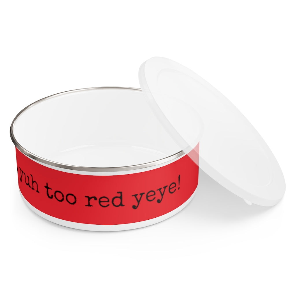 Enamel Bowl (RED-RedYeye) - Coodeh Lifestyle