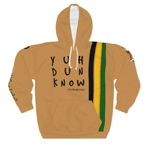 Unisex Pullover Hoodie (YuhDunKnow-BRWNJACOL) - Coodeh Lifestyle