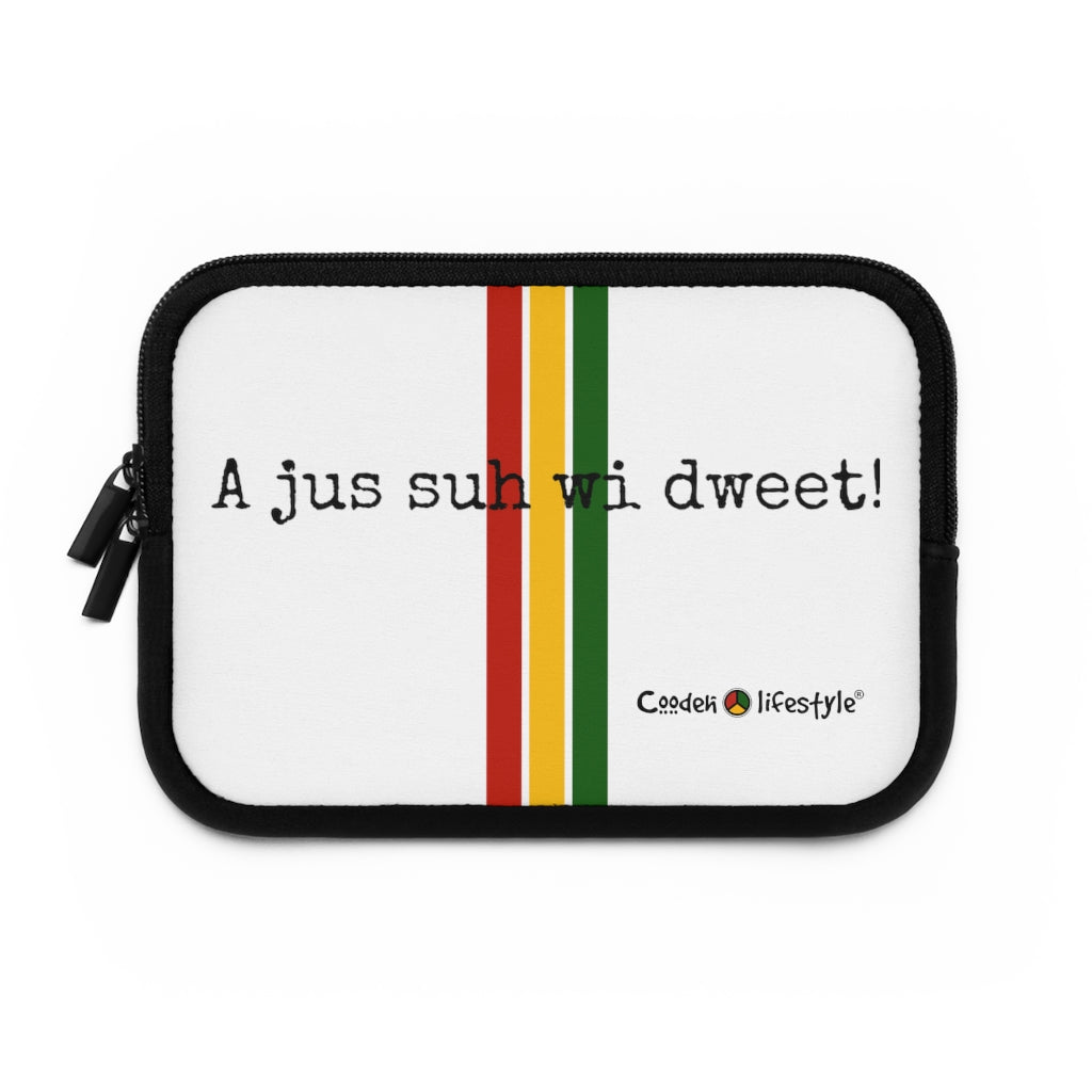 Laptop & Tablet Sleeve (AJSWD-WHT) - Coodeh Lifestyle