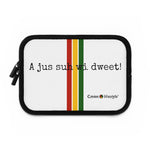 Load image into Gallery viewer, Laptop &amp; Tablet Sleeve (AJSWD-WHT) - Coodeh Lifestyle
