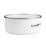 Load image into Gallery viewer, Enamel Bowl (FLWR-WHT) - Coodeh Lifestyle
