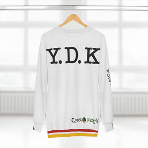 Unisex Sweatshirt (YDK-WHT) - Coodeh Lifestyle