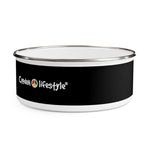 Load image into Gallery viewer, Enamel Bowl (FLWR-BLK) - Coodeh Lifestyle
