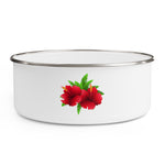 Load image into Gallery viewer, Enamel Bowl (FLWR-WHT) - Coodeh Lifestyle
