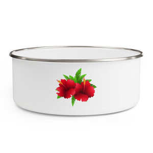 Enamel Bowl (FLWR-WHT) - Coodeh Lifestyle