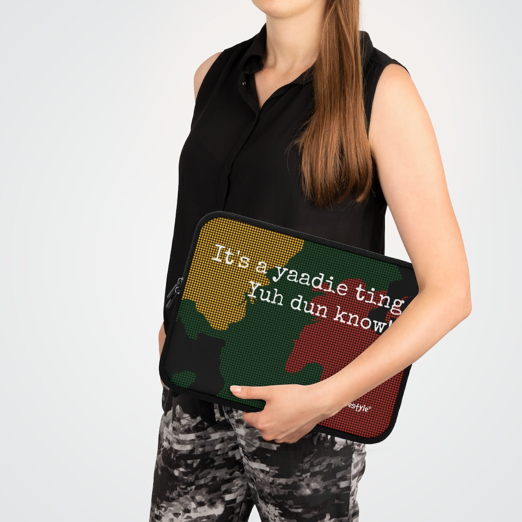 Laptop & Tablet Sleeve (CAMO-PAN-BLK) - Coodeh Lifestyle